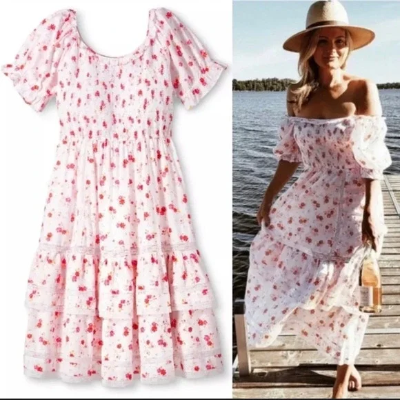 LoveShackFancy Target Cosette Midi Dress - Picture 2 of 7